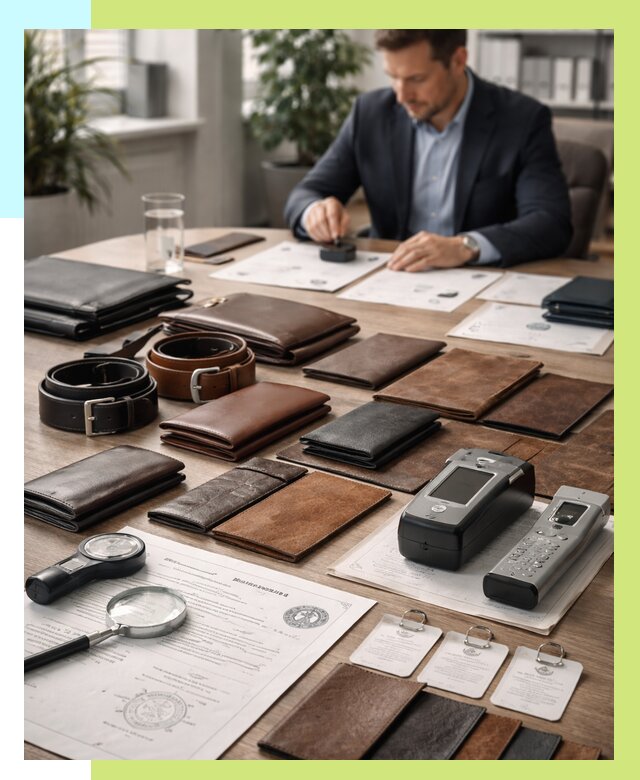 Сертификация кожаных изделий в Подольске от 12502 р. | Алешин-Пдл