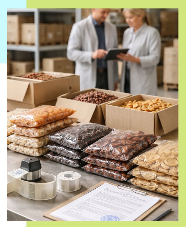 Сертификация сухофруктов в Подольске от 12502 р. | Алешин-Пдл под ключ