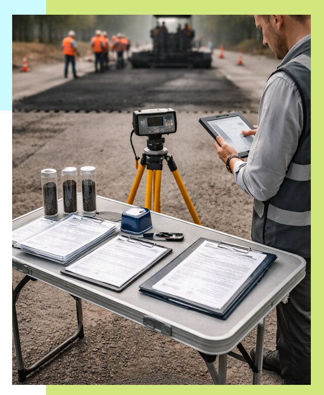 Сертификация асфальта в Подольске от 26045 р. | Алешин-Пдл