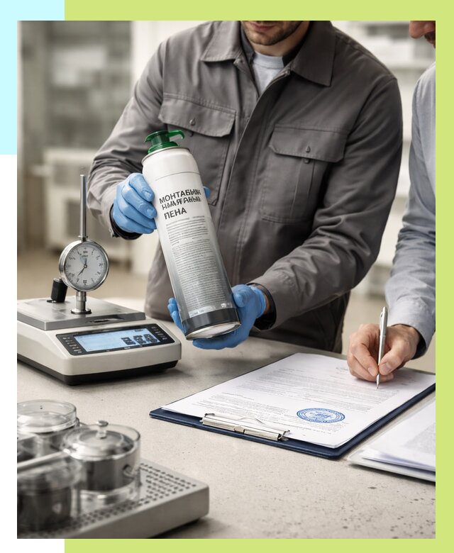 Сертификация монтажной пены в Подольске от 15627 р. | Алешин-Пдл