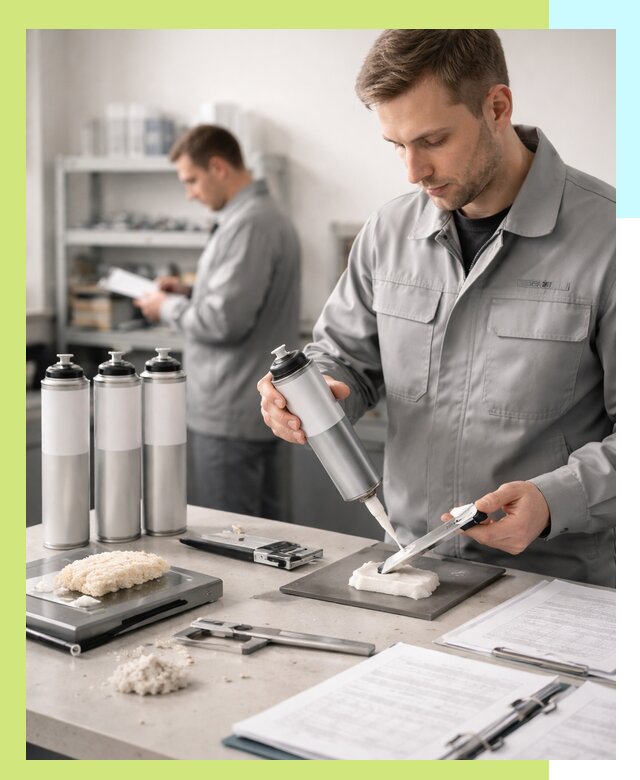 Сертификация монтажной пены и соответствие стандартам в Подольске