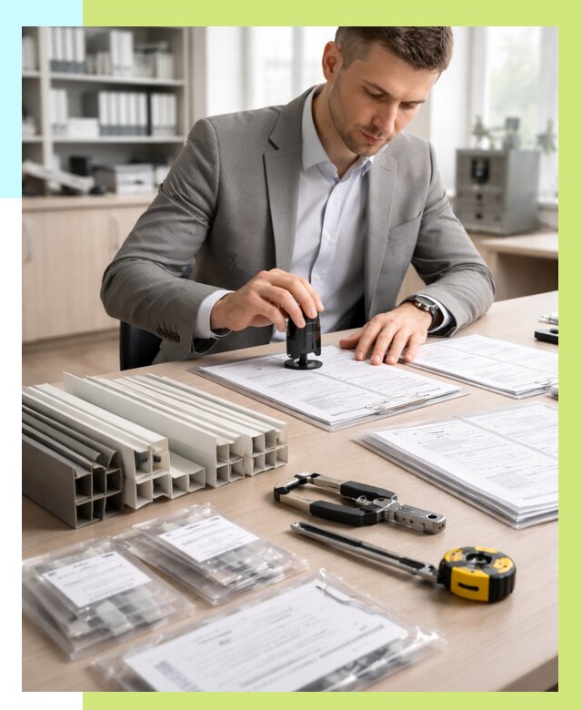 Сертификация ПВХ продукции в Подольске от 8855 р., Алешин-Пдл