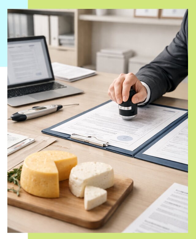 Сертификация сыров в Подольске от 15627 р | Сертификат на сыр Алешин-Пдл