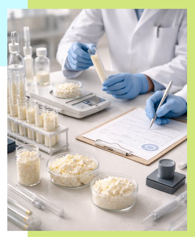 Сертификация творога в Подольске от 12502 р. под ключ | Алешин-Пдл
