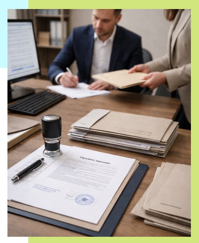 Отказное письмо для таможни в Подольске от 3125 р, Алешин-Пдл