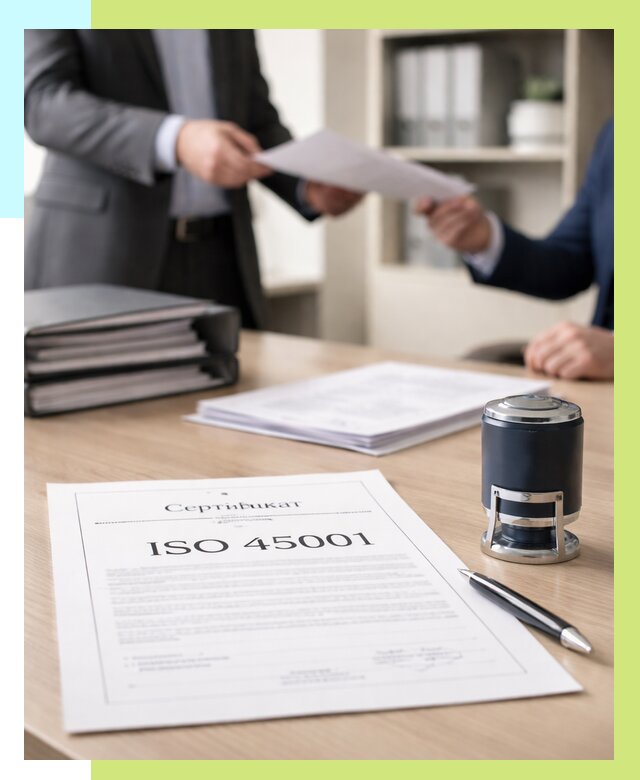Сертификат ISO 45001 в Подольске под ключ от 46881 р. | Алешин-Пдл