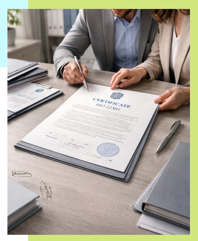 Сертификат ISO 22301 в Подольске от 46881 р. | Алешин-Пдл срочно