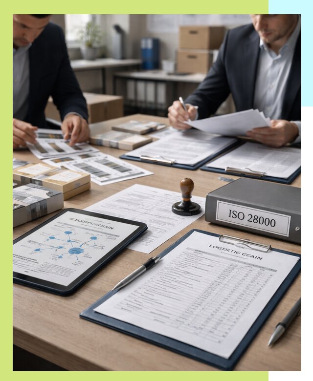 Получение сертификата ISO 28000 по безопасности цепи поставок в Подольске