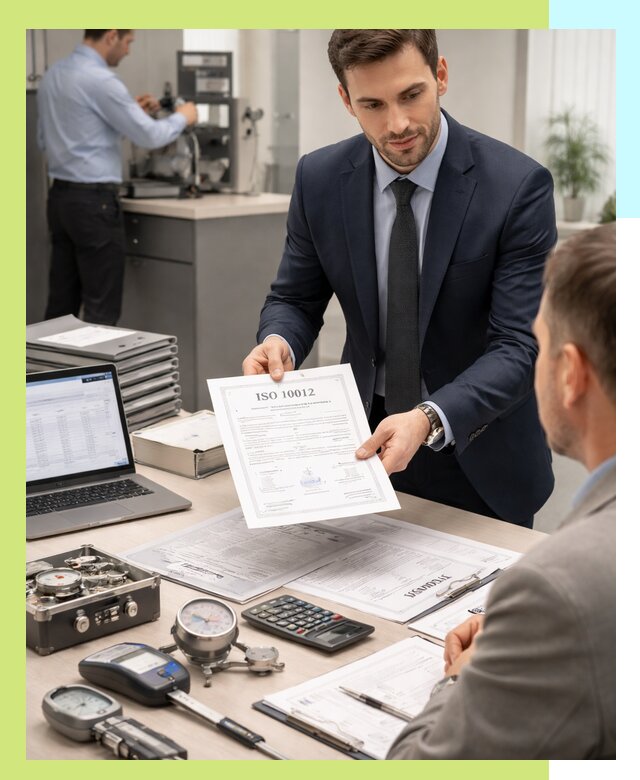 Выдача сертификата ISO 10012 по требованиям метрологии в Подольске