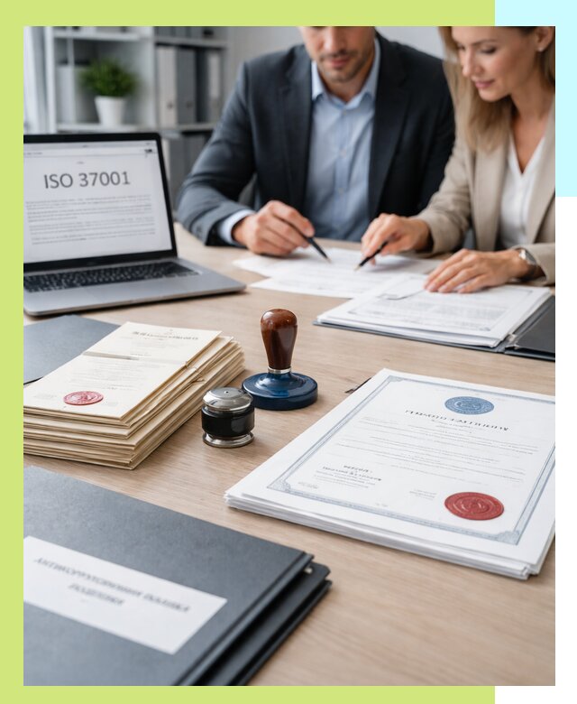 Получение сертификата ISO 37001 по системе борьбы с коррупцией в Подольске